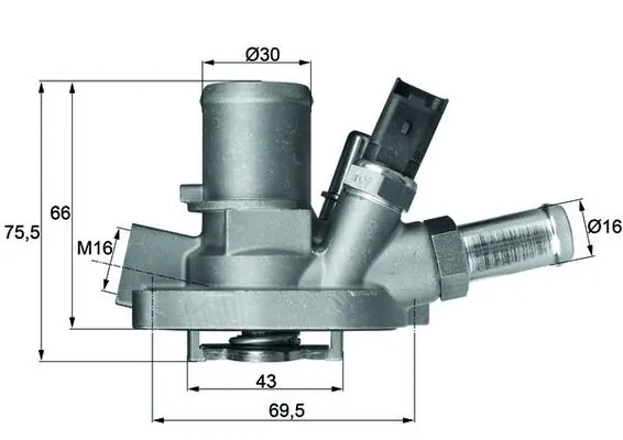 MAHLE TI14780 — Термостат