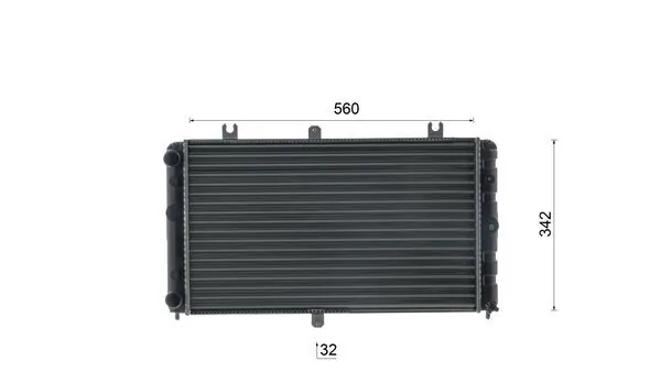 Radiateur, refroidissement du moteur MAHLE CR 2693 000S