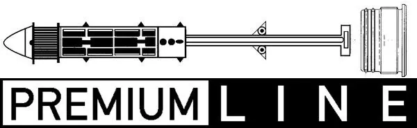 Filtre déshydratant, climatisation MAHLE AD 220 000P