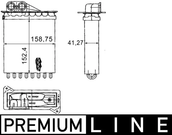 Système de chauffage MAHLE AH 169 000P
