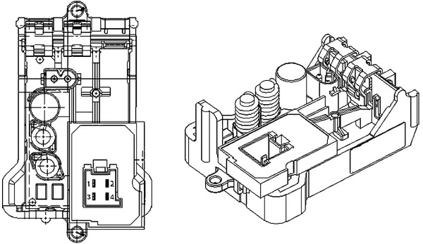 Régulateur, pulseur d'air habitacle