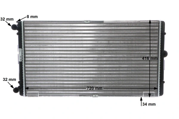 Radiateur, refroidissement du moteur MAHLE CR 829 000S