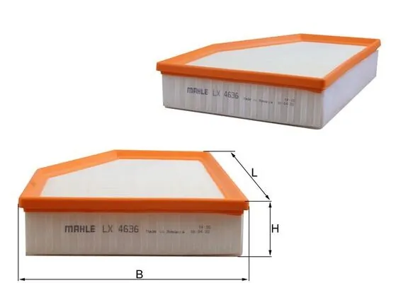 MAHLE LX4636 — Фільтр повітряний