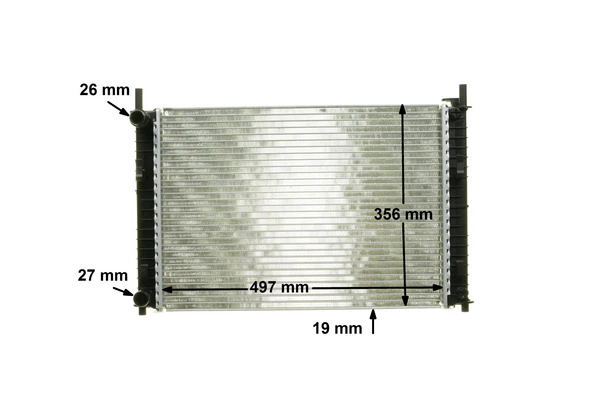 Radiateur, refroidissement du moteur MAHLE CR 1354 000P