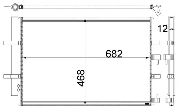 Condenseur, climatisation MAHLE AC 32 000P