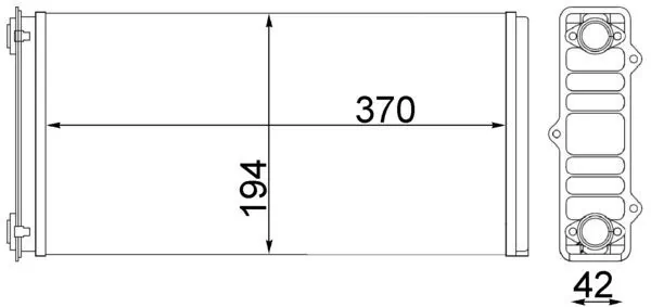 Système de chauffage MAHLE AH 117 000S