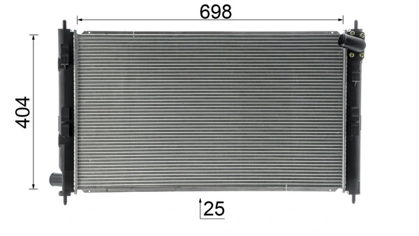 Radiateur, refroidissement du moteur MAHLE CR 1902 000S