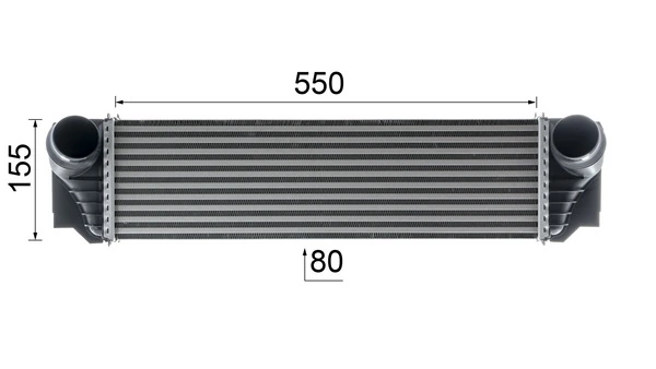 Intercooler, échangeur MAHLE CI 183 000P