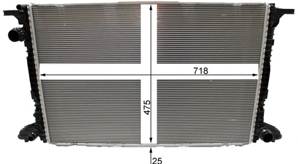 Radiateur, refroidissement du moteur MAHLE