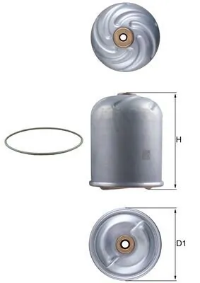 Filtre à huile MAHLE OZ 3D