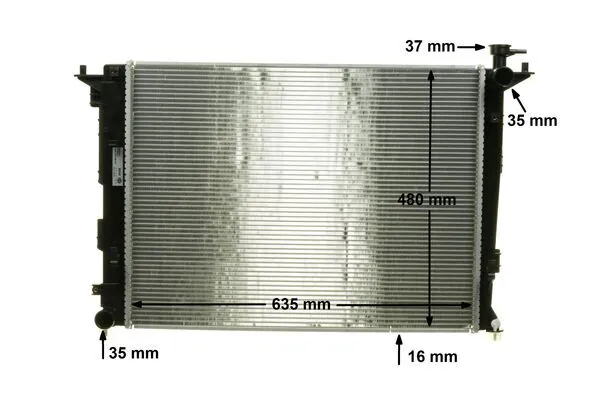 Radiateur, refroidissement du moteur MAHLE CR 1891 000S