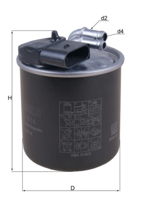 MAHLE KL914 — Фільтр паливний