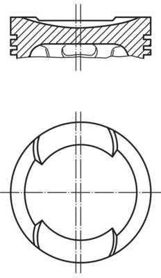 Piston MAHLE 099 67 10