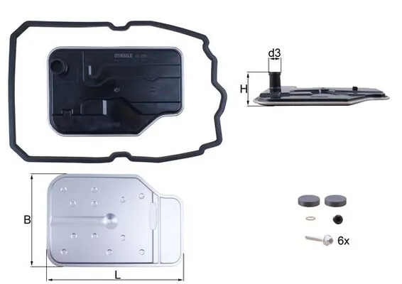 MAHLE HX230KIT — Фільтр АКПП