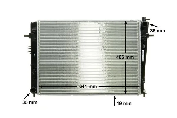 Radiateur, refroidissement du moteur MAHLE CR 909 000P