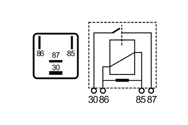 Relais, courant de travail MAHLE MR 6