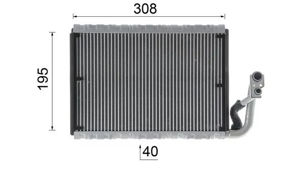 Évaporateur climatisation MAHLE AE 91 000P