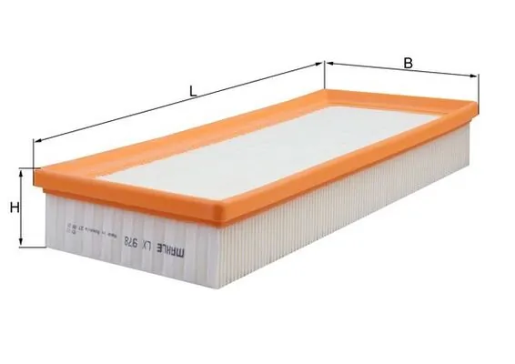 MAHLE LX978 — Фільтр повітряний
