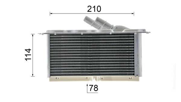 Intercooler, échangeur MAHLE CI 403 000P