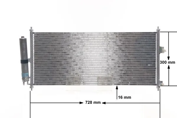Condenseur, climatisation MAHLE AC 788 000S