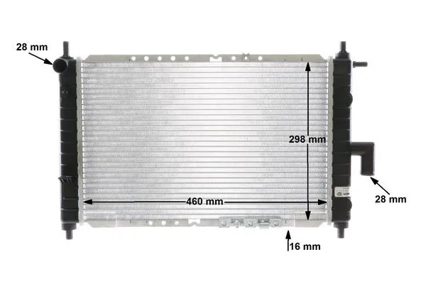 Radiateur, refroidissement du moteur MAHLE CR 1306 000S