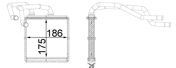 Système de chauffage MAHLE AH 254 000S