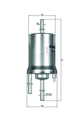 MAHLE KL156/1 — Фільтр паливний