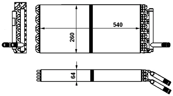 Système de chauffage MAHLE AH 243 000P