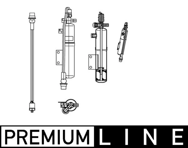 Filtre déshydratant, climatisation MAHLE AD 226 000P