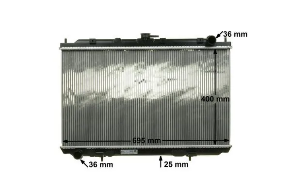 Radiateur, refroidissement du moteur MAHLE CR 1876 000S