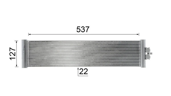 Radiateur d'huile de boîte automatique MAHLE CLC 327 000P