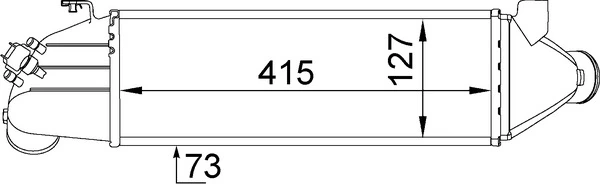 Intercooler, échangeur MAHLE CI 203 000S