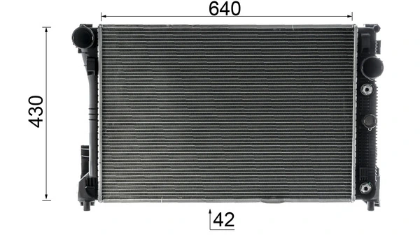 Radiateur, refroidissement du moteur MAHLE CR 1177 000S