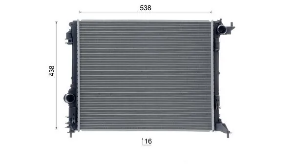 Radiateur, refroidissement du moteur MAHLE CR 2247 000S