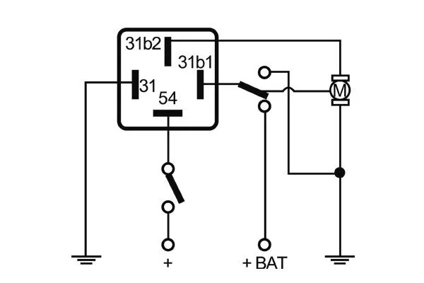 Relais, intervalle d'essuyage MAHLE MT 9