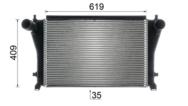 Intercooler, échangeur MAHLE CI 667 000P