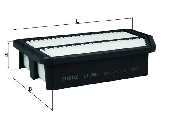MAHLE LX3537 — Повітряний фільтр