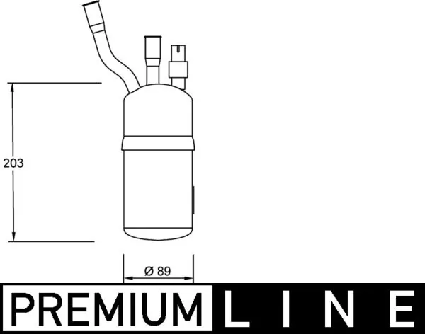 Filtre déshydratant, climatisation MAHLE AD 40 000P