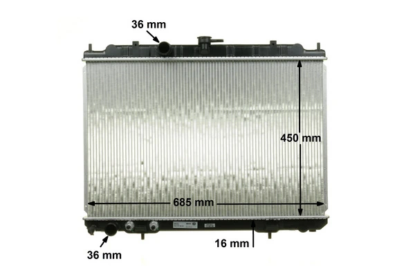Radiateur, refroidissement du moteur MAHLE CR 1877 000S