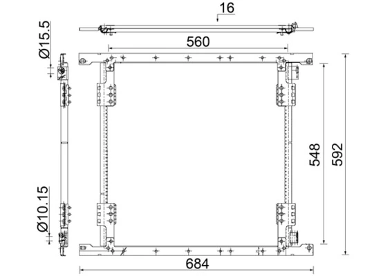 Condenseur, climatisation MAHLE AC 852 000S