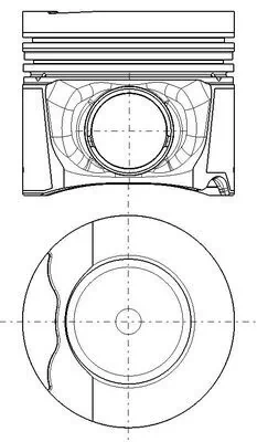 Piston MAHLE 037 PI 00152 000