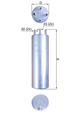 MAHLE KL229/11 — Фільтр паливний