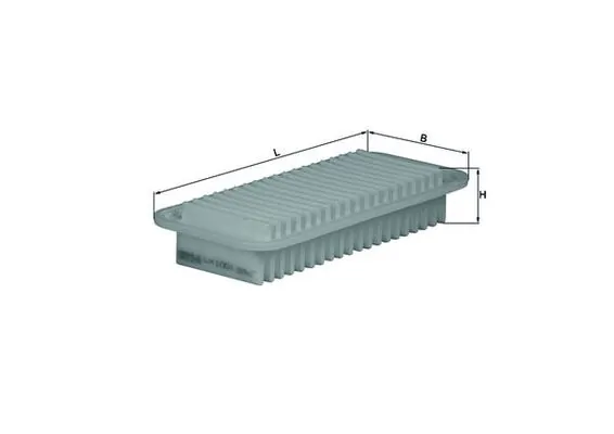 MAHLE LX1001 — Фільтр повітряний (вир-во Knecht-Mahle)
