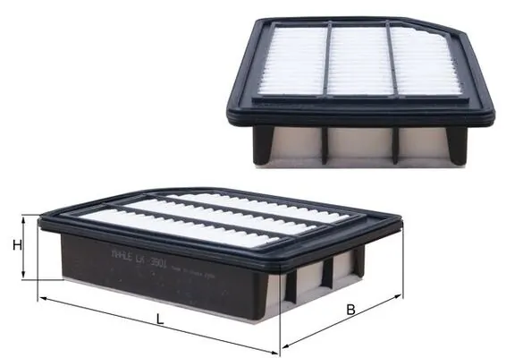 MAHLE LX3901 — Повітряний фільтр