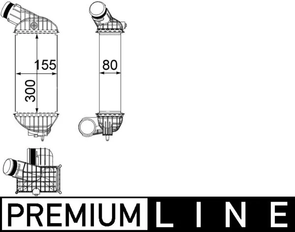 Intercooler, échangeur MAHLE CI 211 000P