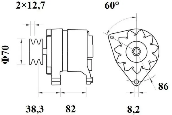 Alternateur MAHLE MG 292