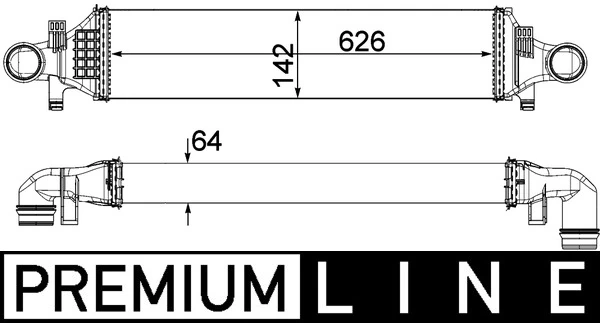 Intercooler, échangeur MAHLE CI 479 000P