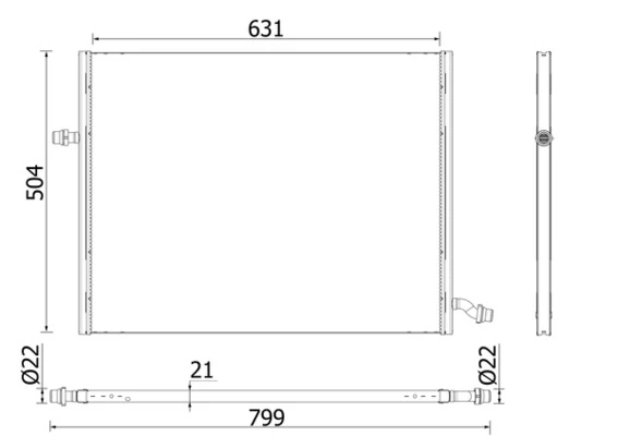 Low Temperature Cooler, charge air cooler