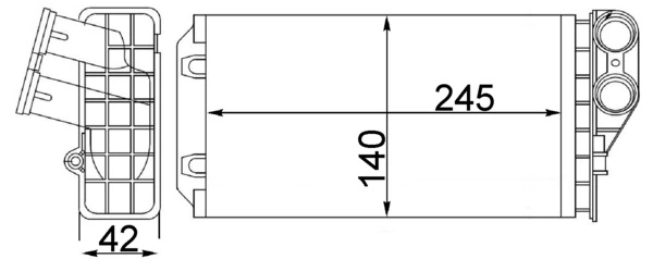 Système de chauffage MAHLE AH 82 000S