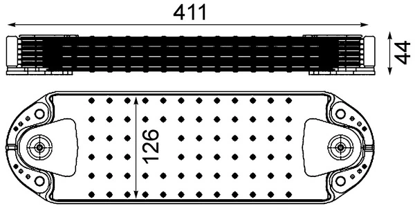 Radiateur d'huile MAHLE CLC 211 000P